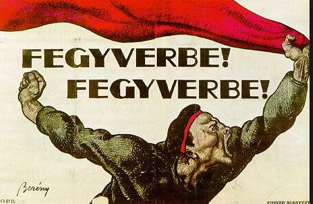 Róbert Berényi's famous poster for recruiting volunteers for the Red Army