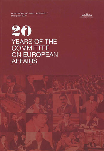 Publication of the Committee on European Affairs responsible for the nomination of  Péter Szentmihályi Szabó